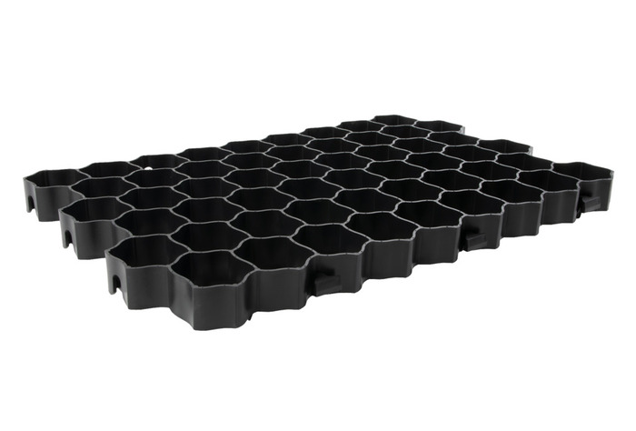 Terrängarmering Svart 600 x 400 x 40 mm 4-pack